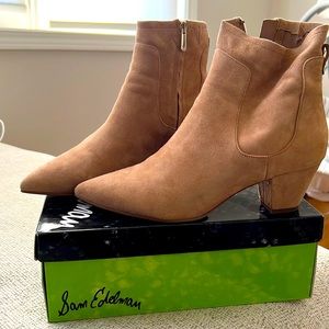 ‼️LAST CALL ‼️ Sam Edelman Tan Booties